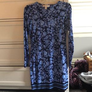 Blue floral Michael Kors dress